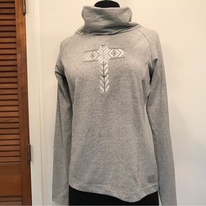 Finland Sustainable Activewear Embroidered Turtleneck